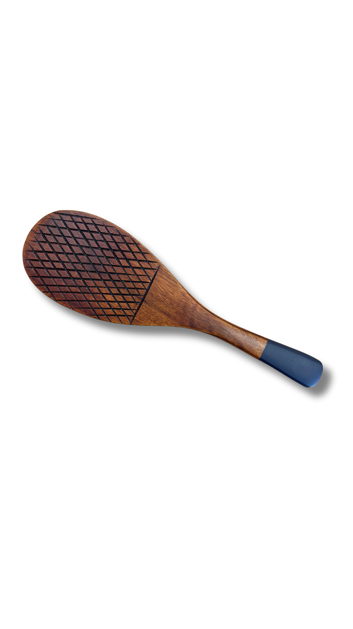 Spatule à riz Shamozi vermillon en bois de lithocarpus glaber