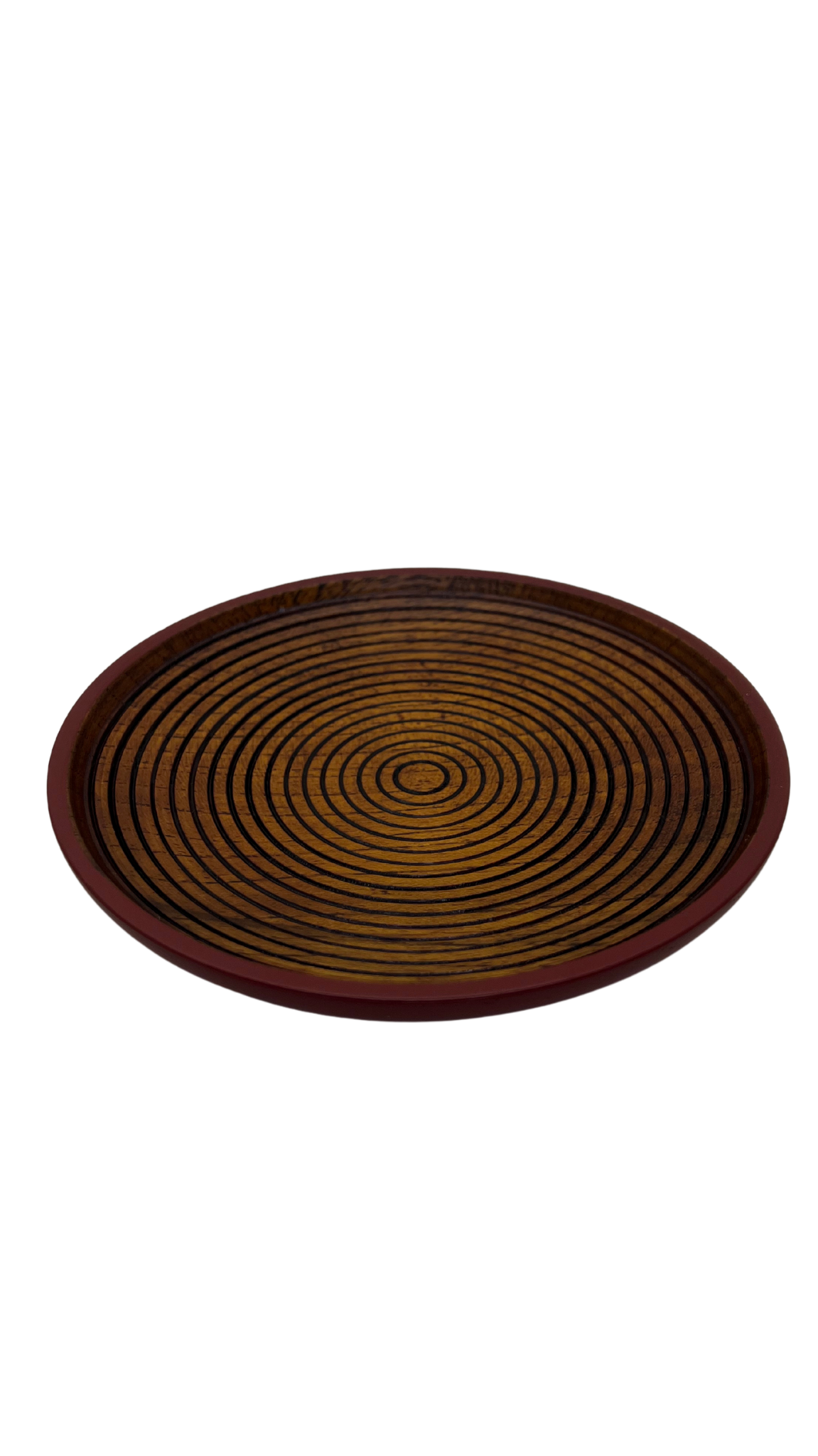 Assiette en bois de lithocarpus glaber