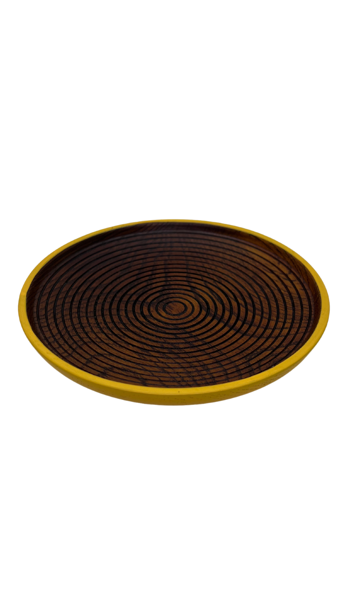 Assiette en bois de lithocarpus glaber