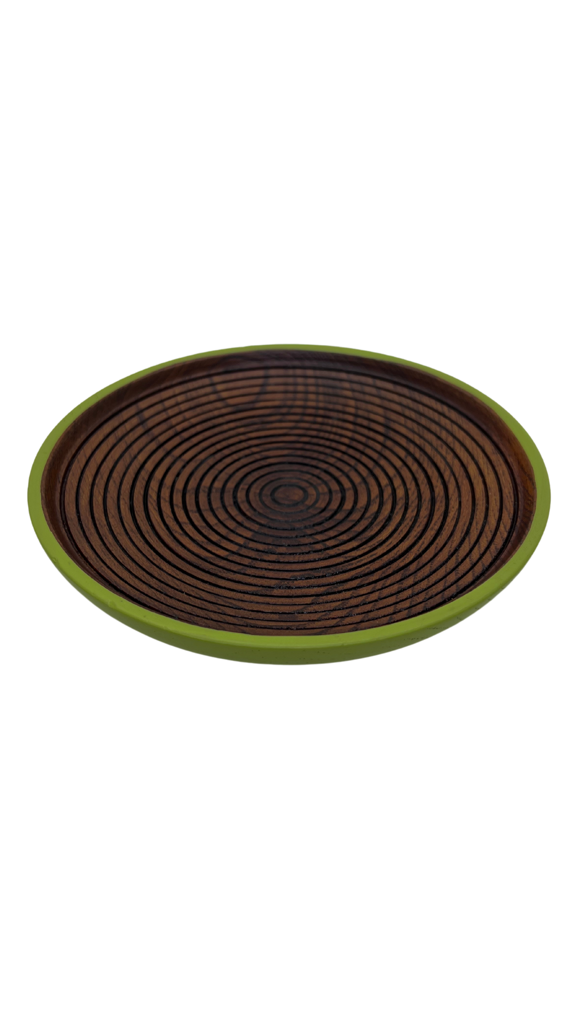 Assiette en bois de lithocarpus glaber