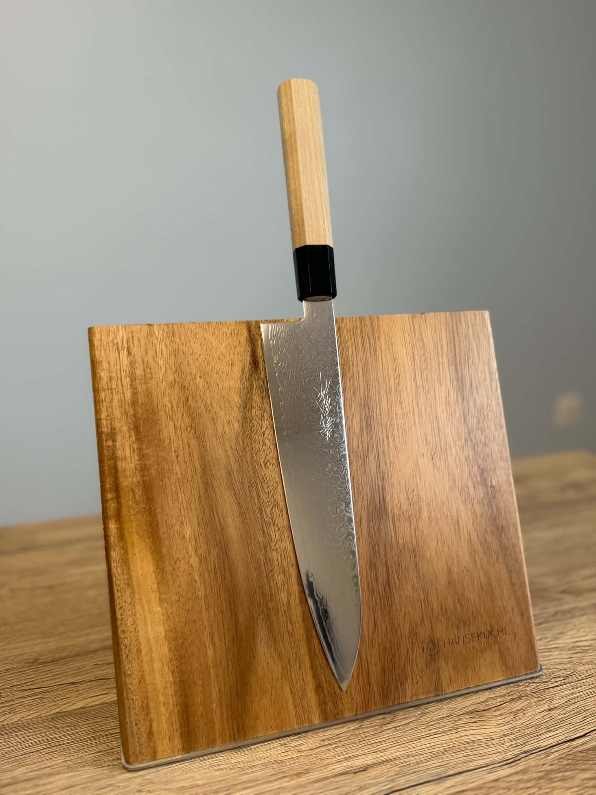 Gyuto Damase-Gin3 210mm - Manche Magnolia