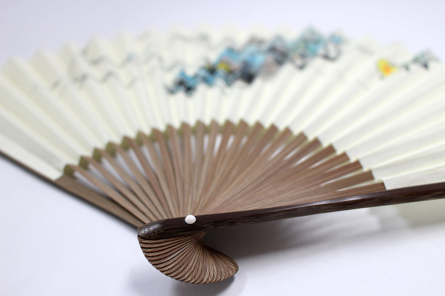 Eventail artisanal de Kyoto 22cm - antibactérien