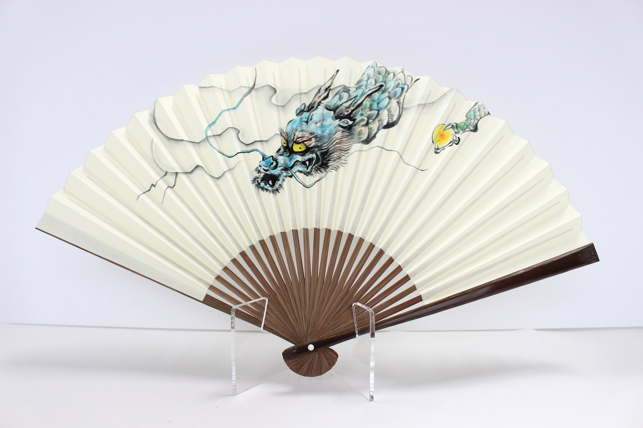 Eventail artisanal de Kyoto 22cm - antibactérien