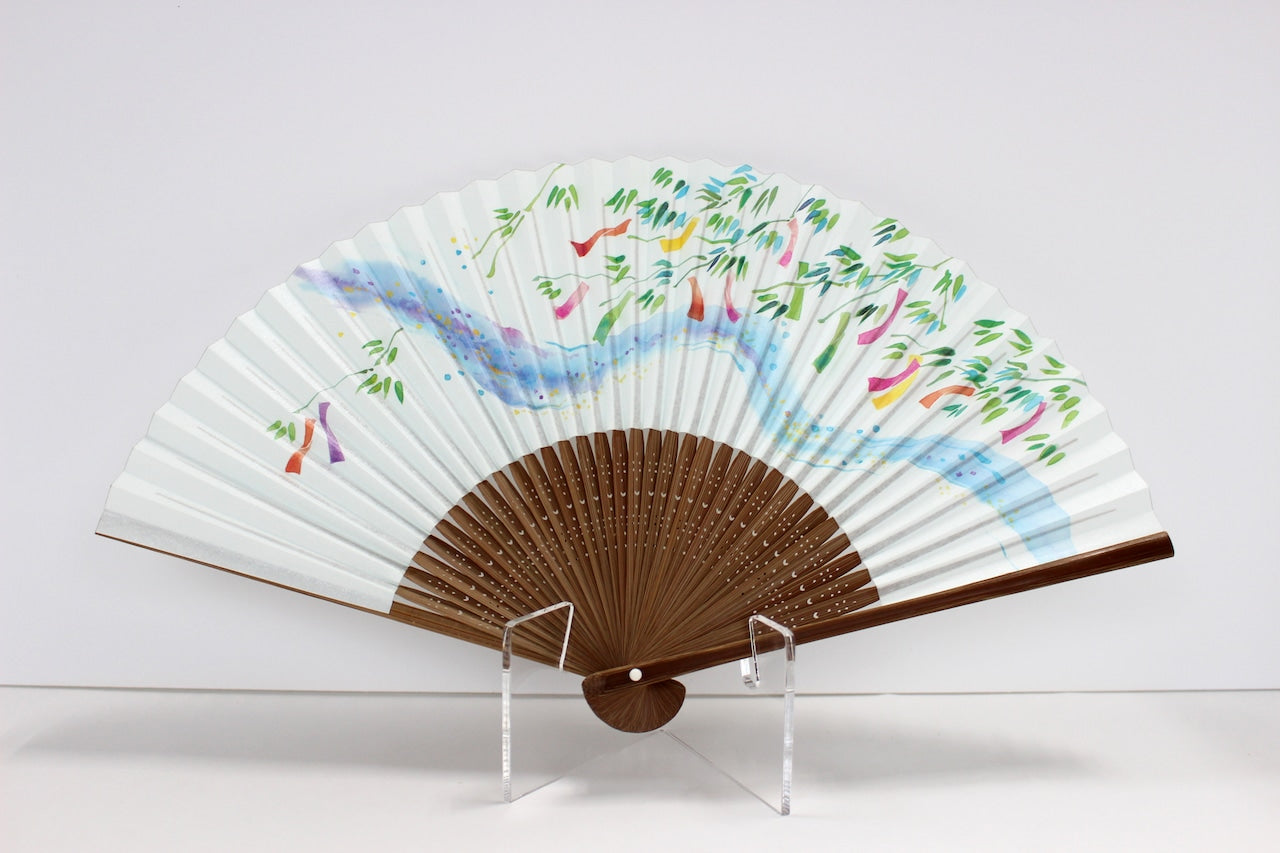 Eventail artisanal de Kyoto 20cm
