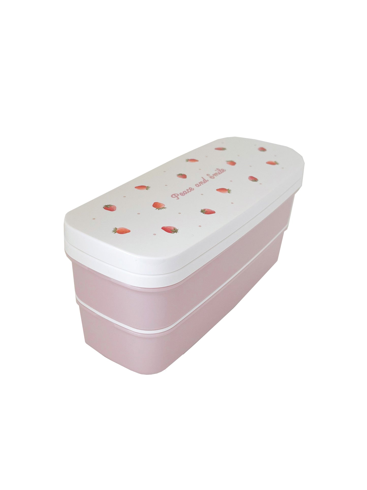 Lunchobox 2 étages fraises 640ml