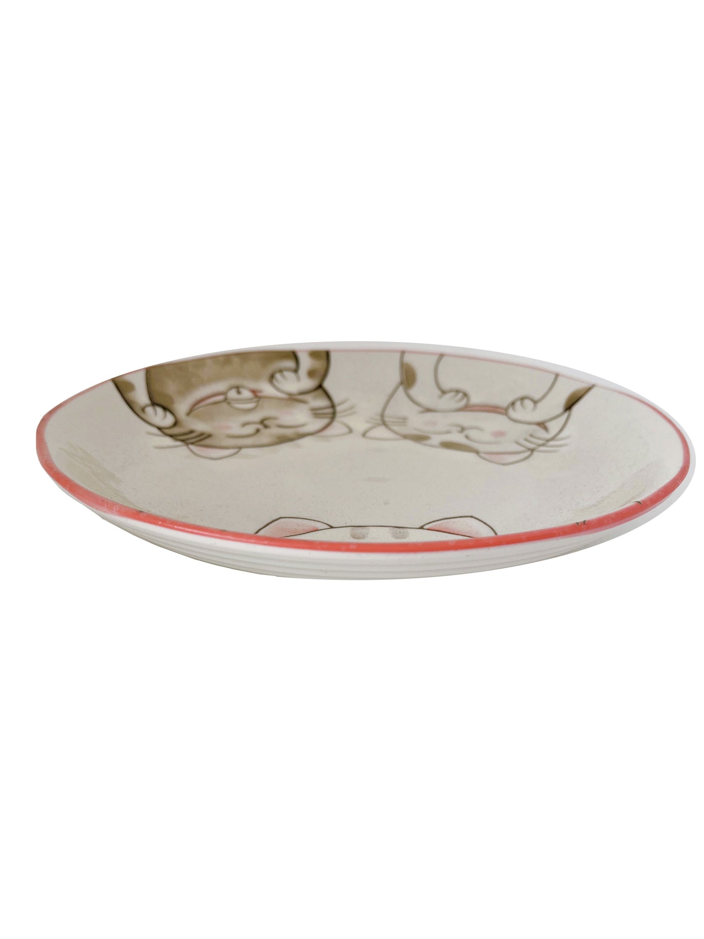 Assiette Trois chats Neko Ø19,5 cm