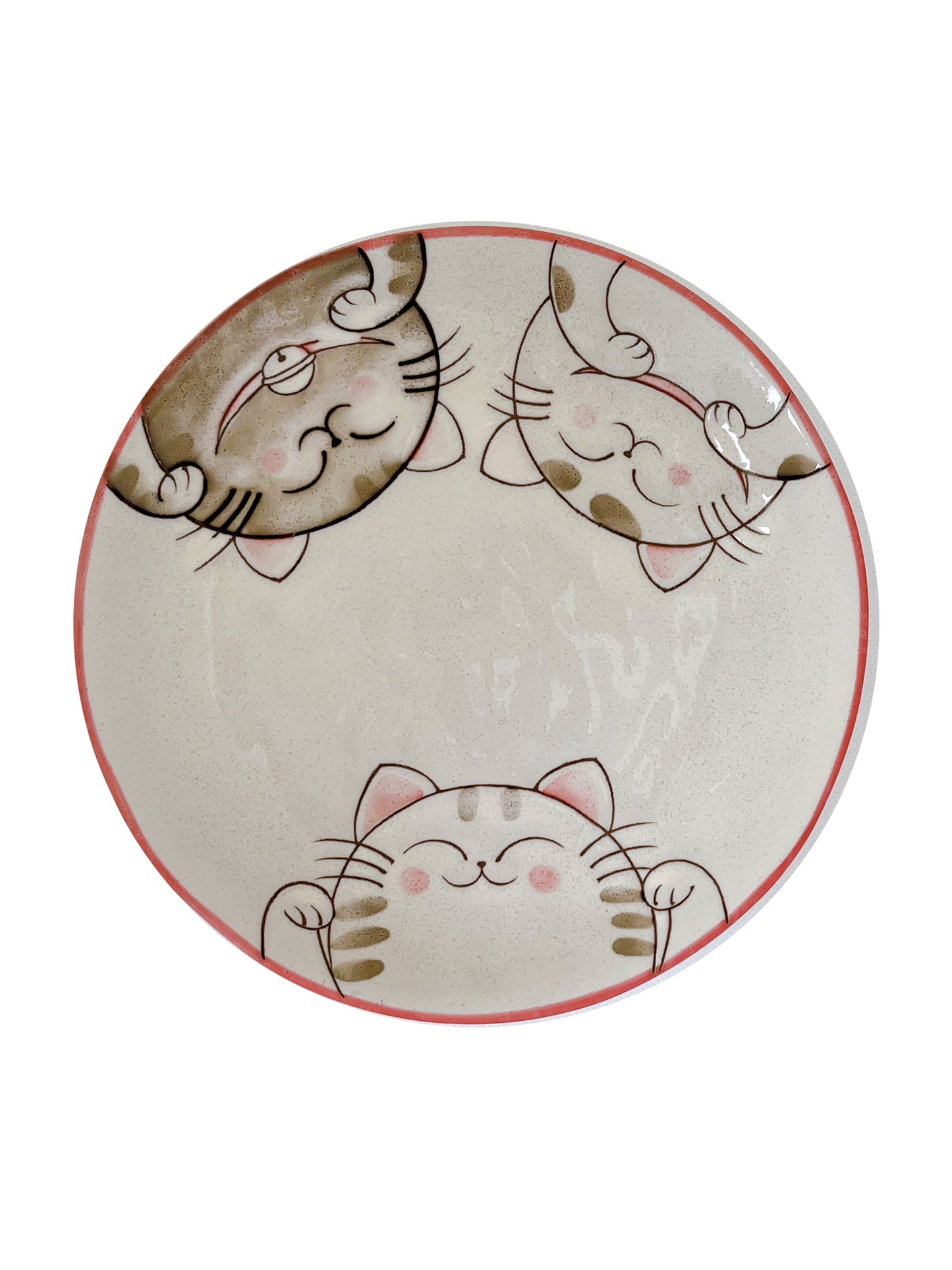 Assiette Trois chats Neko Ø19,5 cm