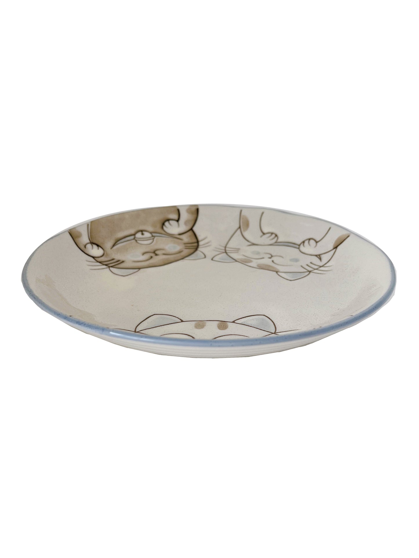 Assiette Trois chats Neko Ø19,5 cm