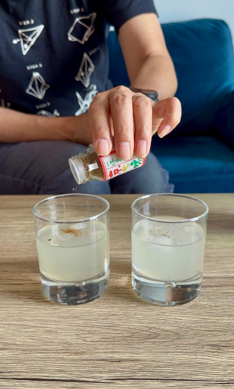 Cocktail japonais au thé vert, Gin Setouchi Lemon et yuzu