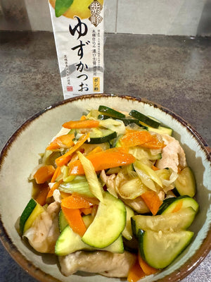 Dinde sautée au ponzu avec légumes – Une cuisine japonaise familiale