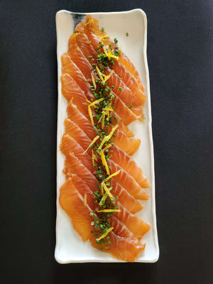 Saumon gravelax au miso