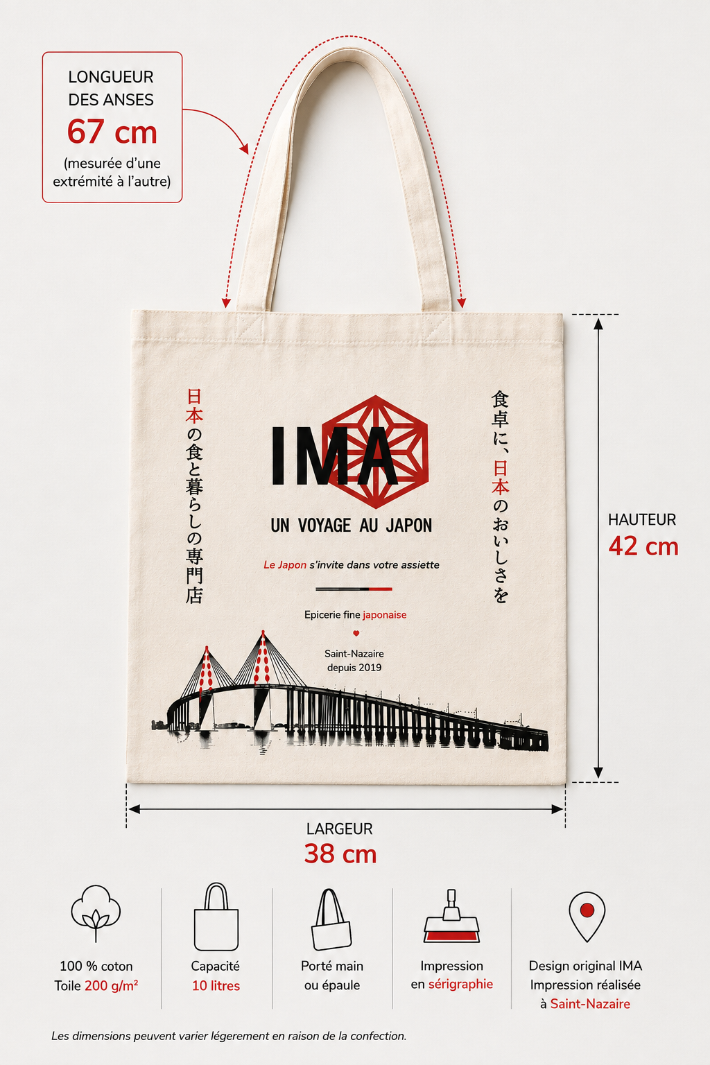 Tote bag IMA – Nouvelle édition 2026