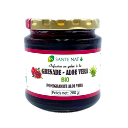 Infusion en gelée grenade et aloé vera bio 280g