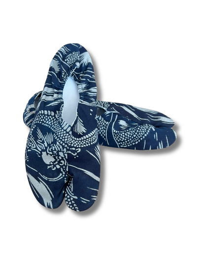 Hantabi dragon bleu nuit / gris