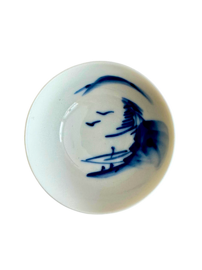 Tasse à saké japonaise – Motif sometsuke traditionnel (50 ml)