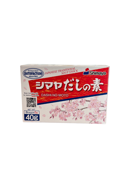 Dashi en Granulés Shimaya Katsuo 8 Sticks x 5g – Bonite Séchée Instantané