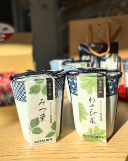 Duo d'herbe japonaise en pot - Mizuna et Wasabina