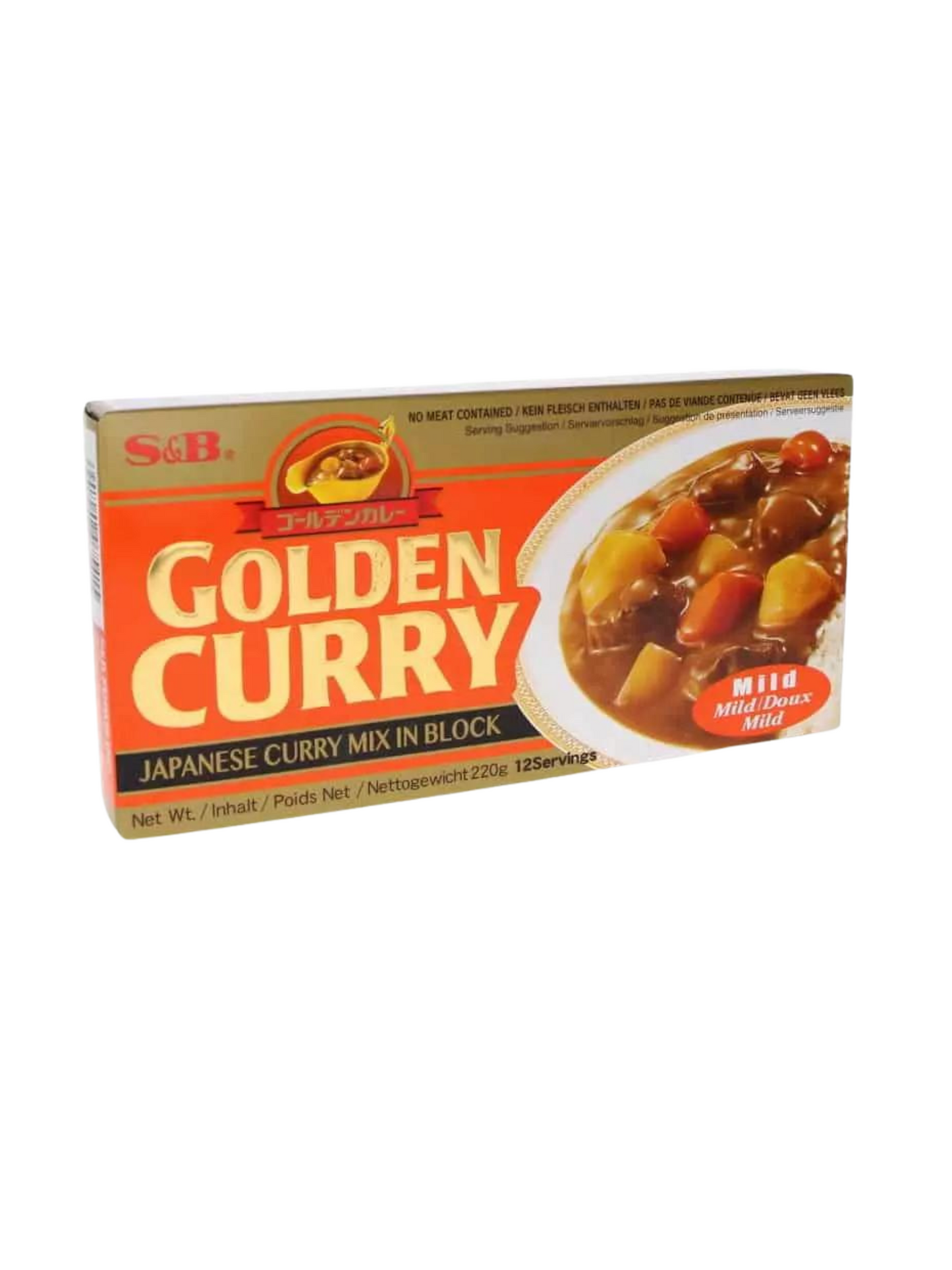 Curry Golden Doux S&B 220g