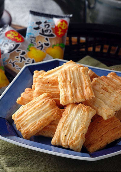 Crackers de riz mochi au yuzu et shio-koji 32g