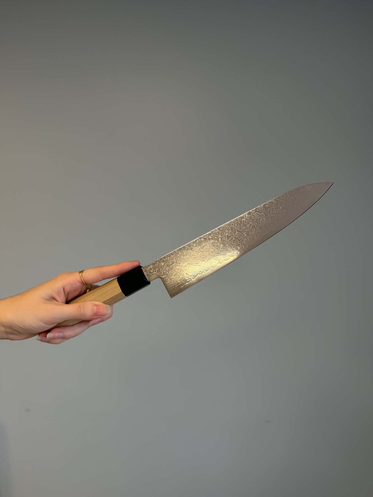 Gyuto Damase-Gin3 210mm - Manche Magnolia