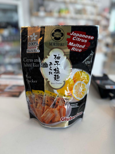 Crackers de riz mochi au yuzu et shio-koji 32g