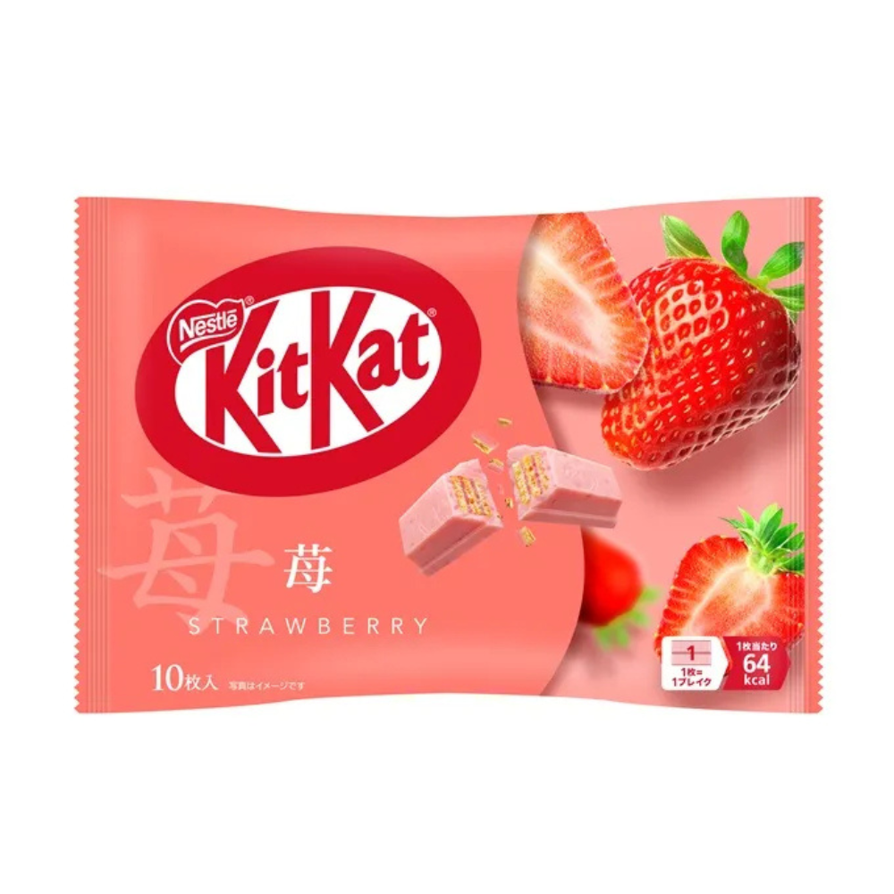 KitKat Fraise🍓  – Édition Japonaise avec sachet origami