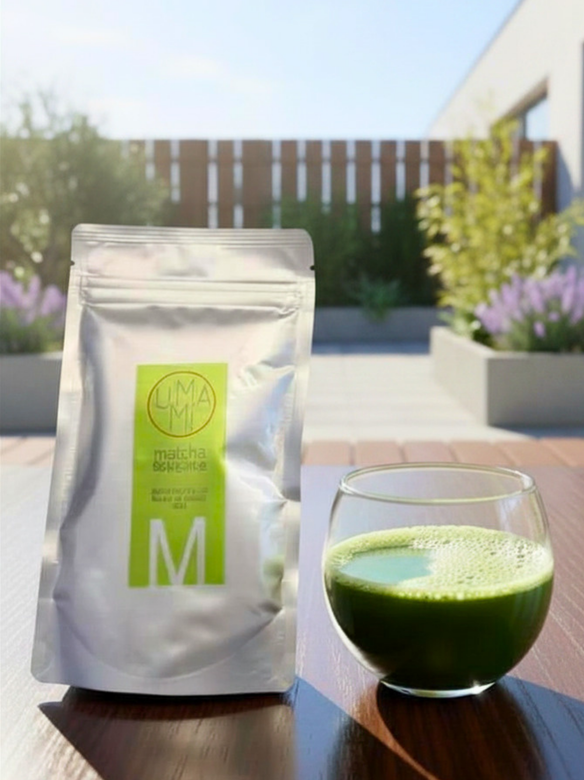 Préparation matcha BIO – matcha glacé en verre
