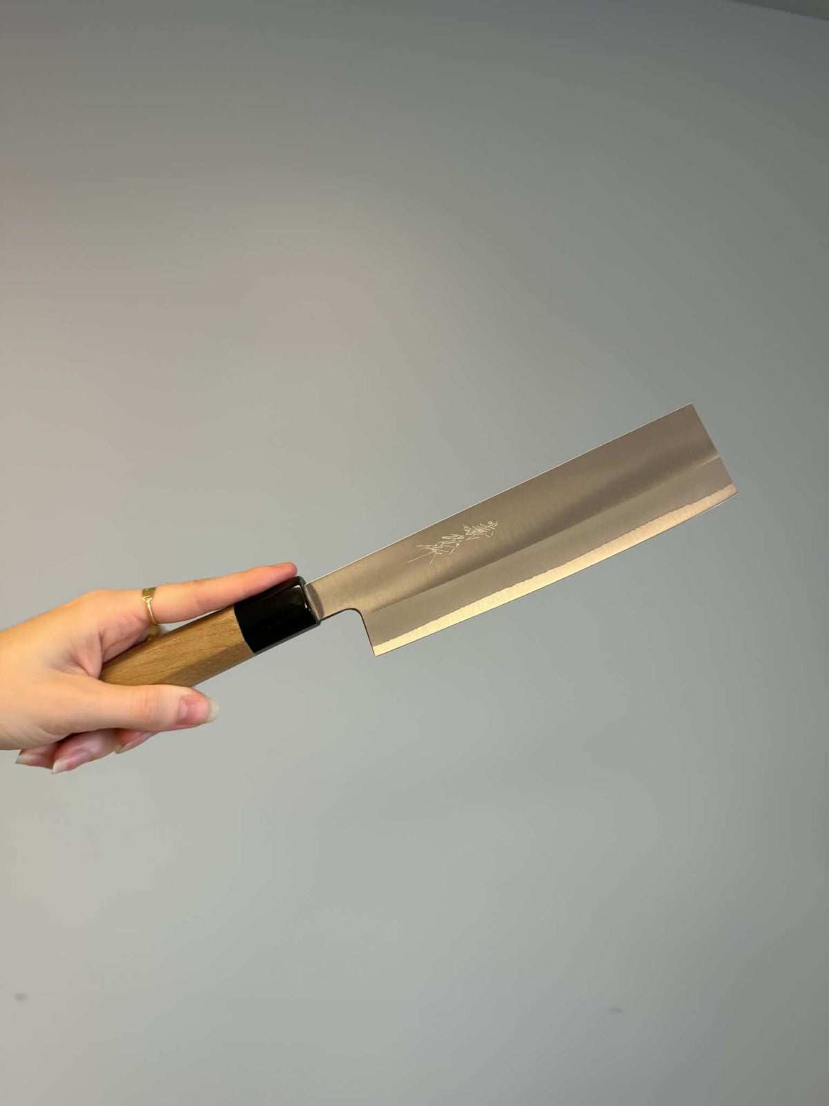 Nakiri Clad-HAP40 180mm - Manche Magnolia