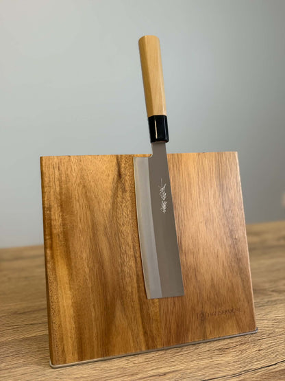Nakiri Clad-HAP40 180mm - Manche Magnolia