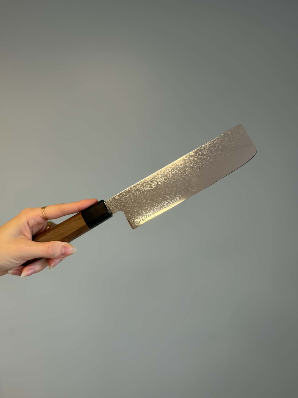 Nakiri Damase-Gin3 180mm - Manche Noyer