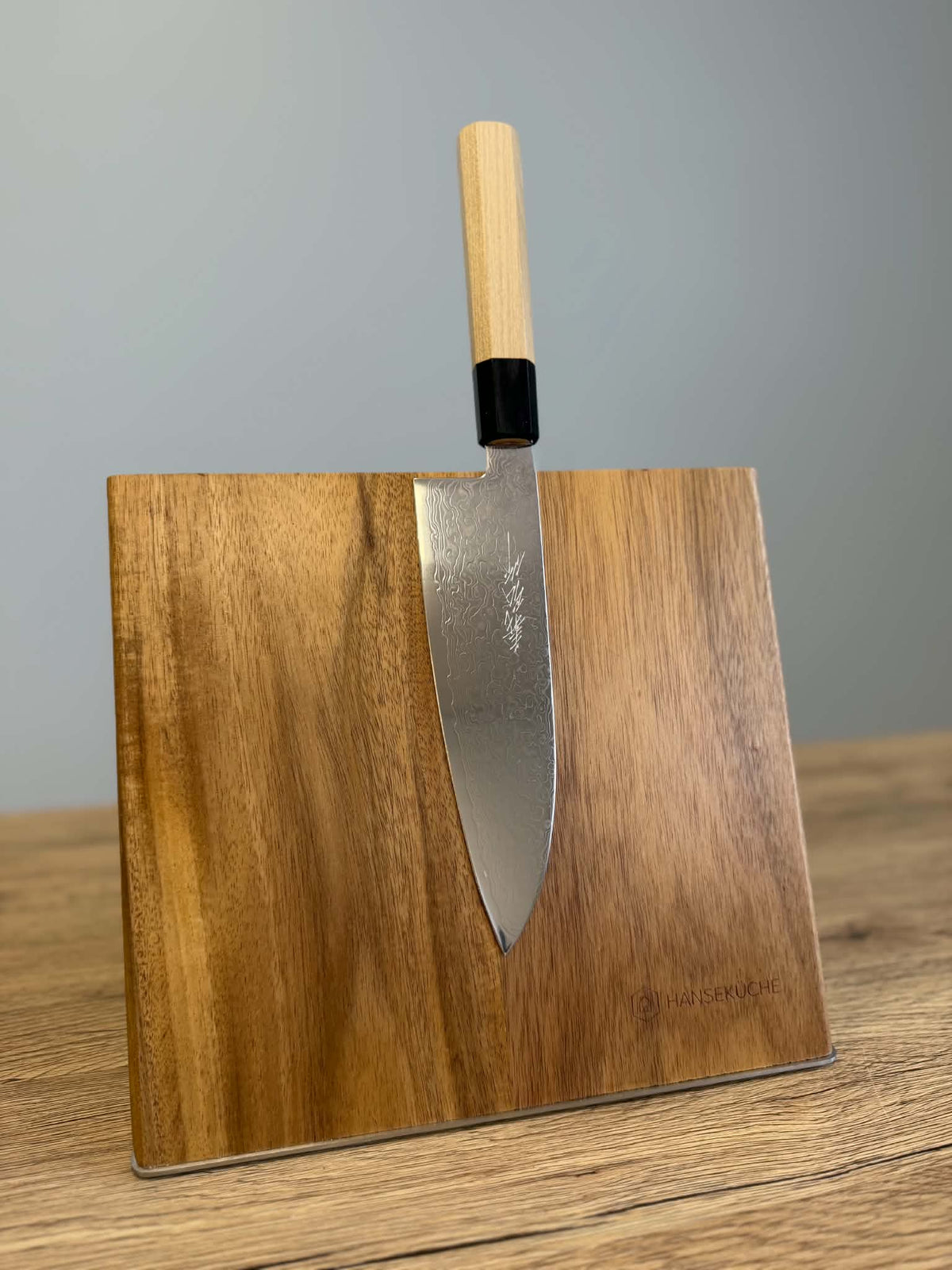 Santoku Damase-Gin3 180mm - Manche Magnolia