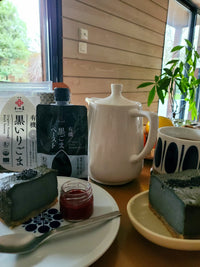 Cheesecake cuit au sésame par Momoko