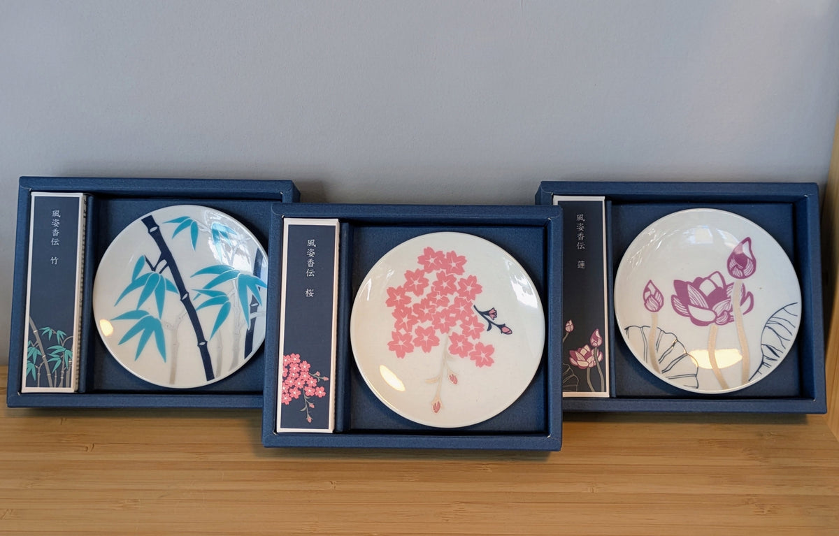 Coffret encens et coupelle « Fûshi Kôden »