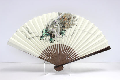 Eventail artisanal de Kyoto 22cm - antibactérien