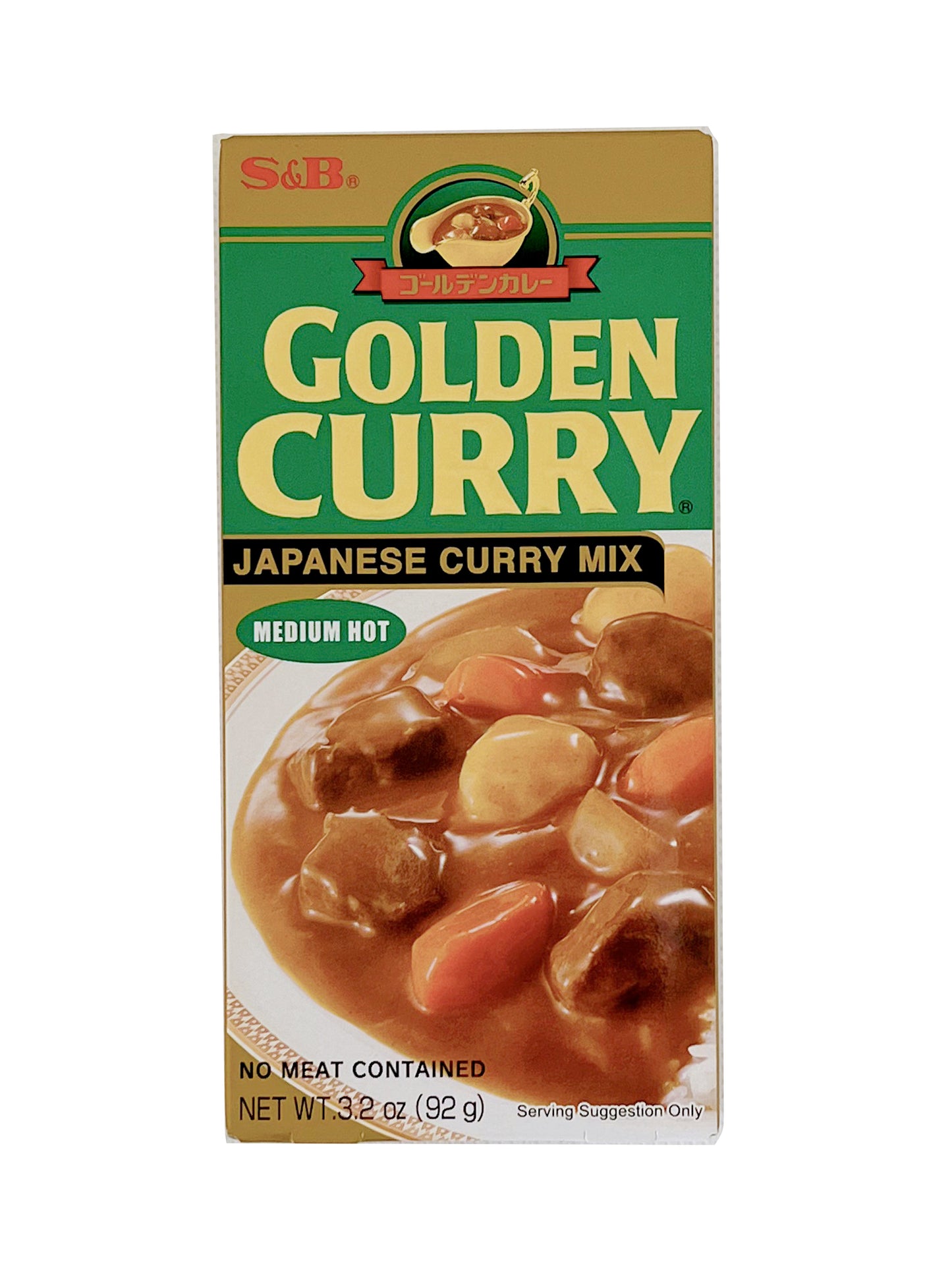 Curry Golden Moyen Piquant S&B 5P (92g)