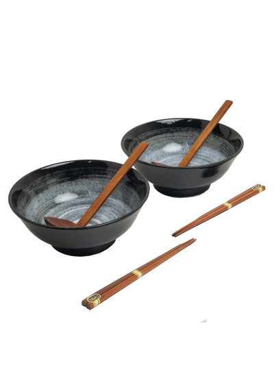 Ensemble Ramen Japonais Ø22cm – Céramique Mino-yaki