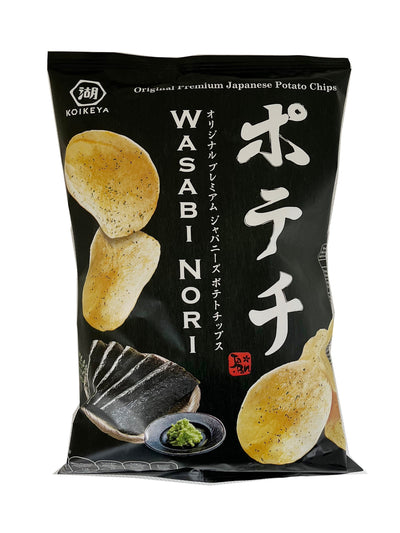 Chips Wasabi Nori Koikeya 100g – Snack Japonais Piquant