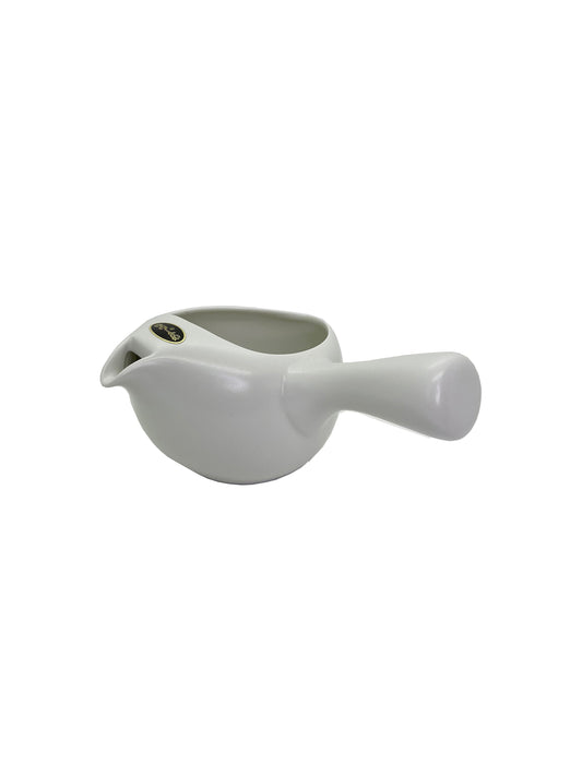 Théière white kyusu tea instructor