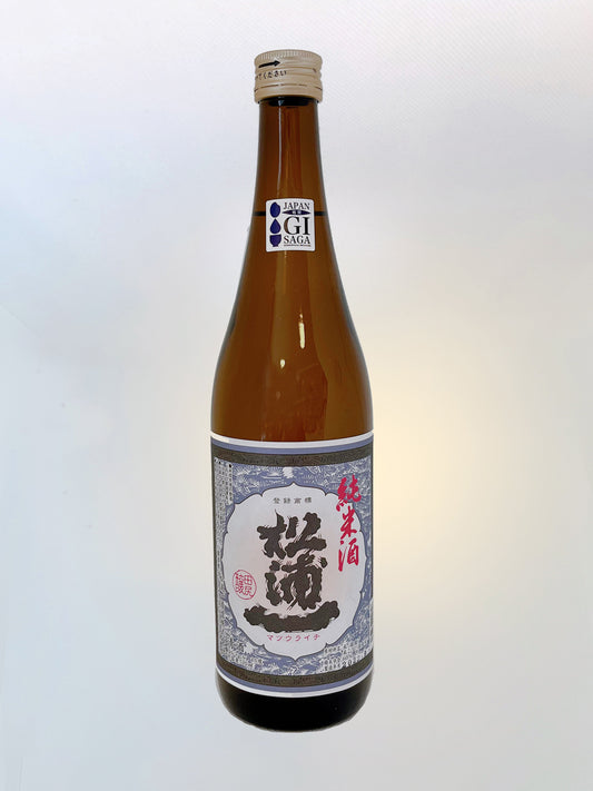 Saké Matsuuraichi Junmai 15,5% – Riz Saga-no-mai 300ml & 720ml