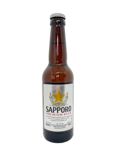 Bière Sapporo 330ml – Pilsner Japonaise 4,7%